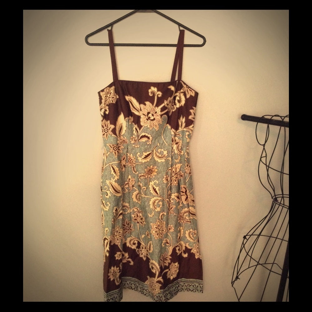 Flower print, spring dress