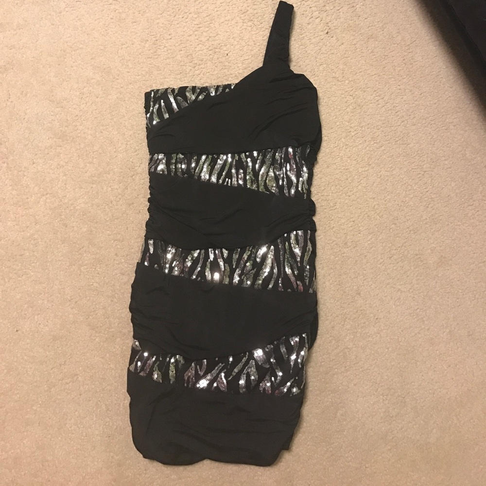 One should tight black dress