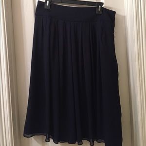 Navy skirt