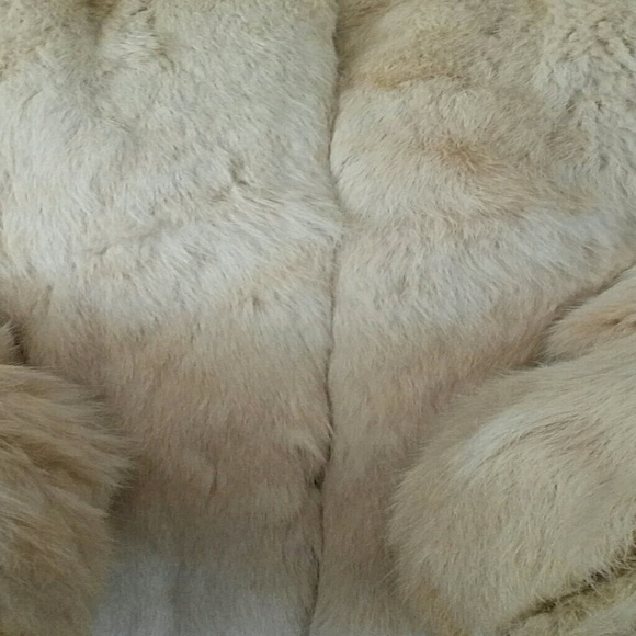 City Chic Rabbit Fur Jacket - Picture 6 of 8