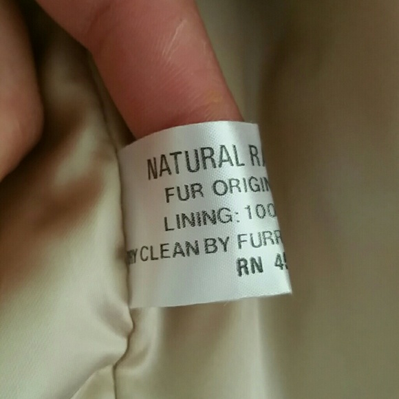 City Chic Rabbit Fur Jacket - Picture 8 of 8