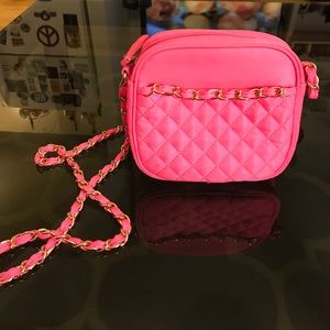 Hot pink purse