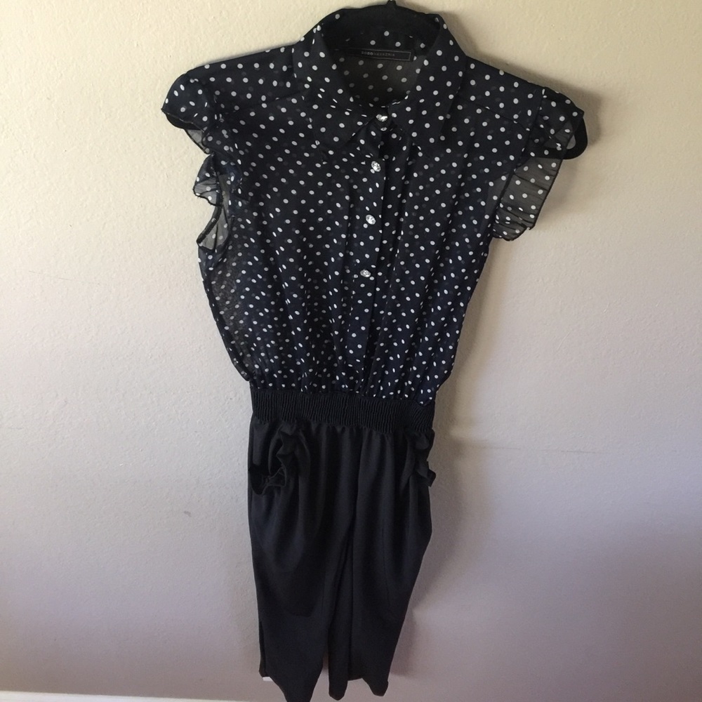 Polka dot jumpsuit