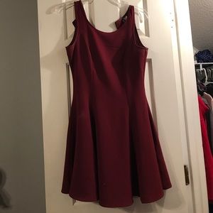 Maroon dress