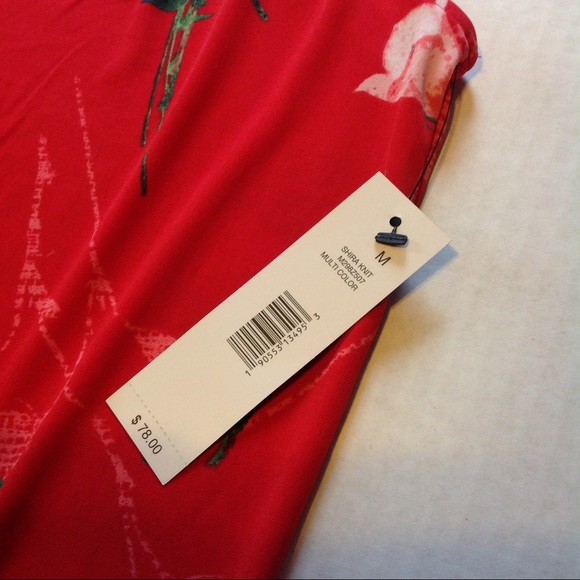 NWT TAHARI Shira Knit Zipper Hi-Low Tunic Tank - Picture 3 of 5