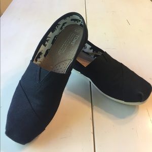 TOMs Original Black Size 8