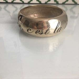 Authentic Chanel gold bangle
