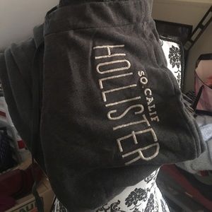 Gray hollister sweat pants