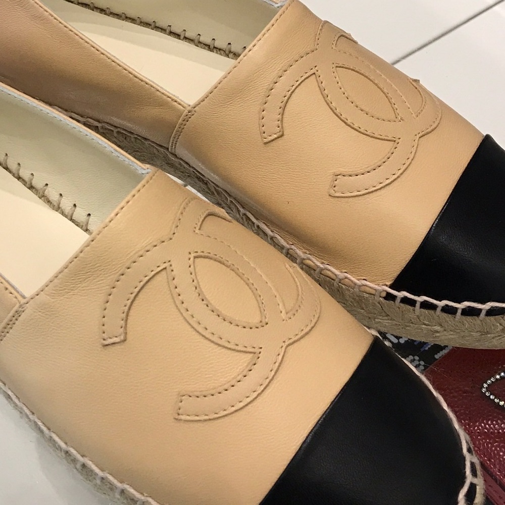 Chanel espadrilles euro size 38, fits 7.5 us