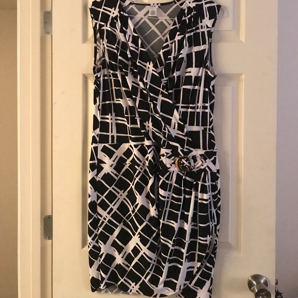Cache black/white dress