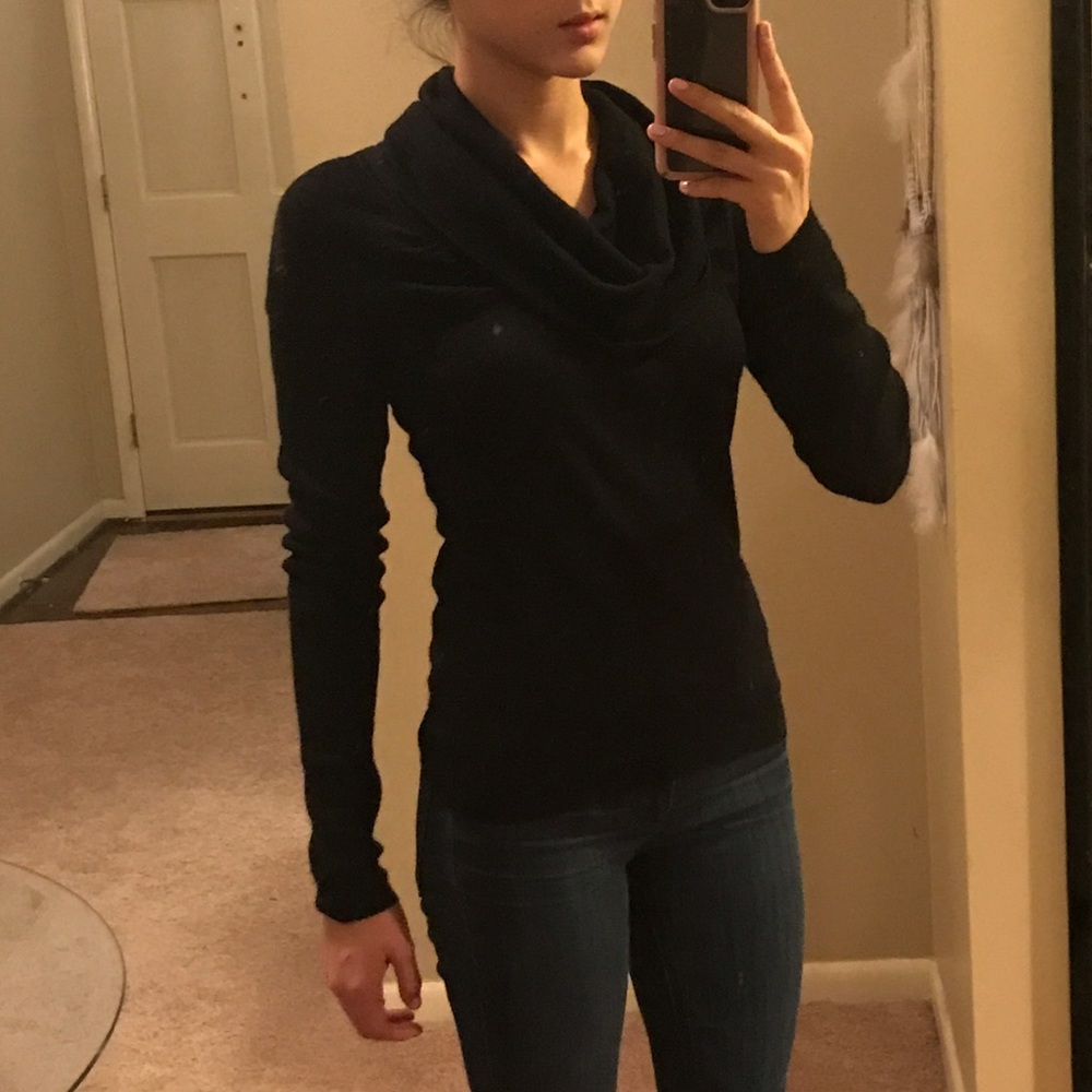 Cowl neck sweater