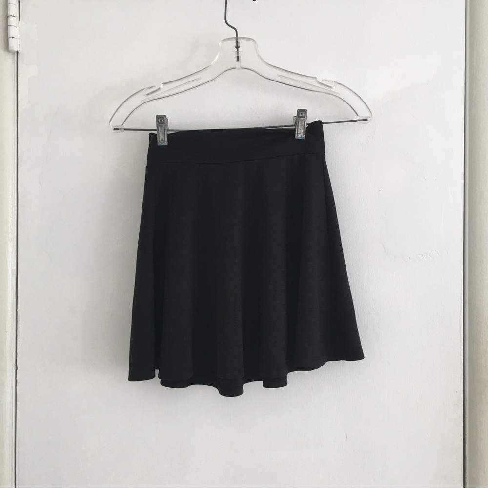 Black Circle Skirt