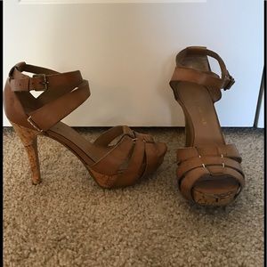 Audrey Brooke Camel Sandals