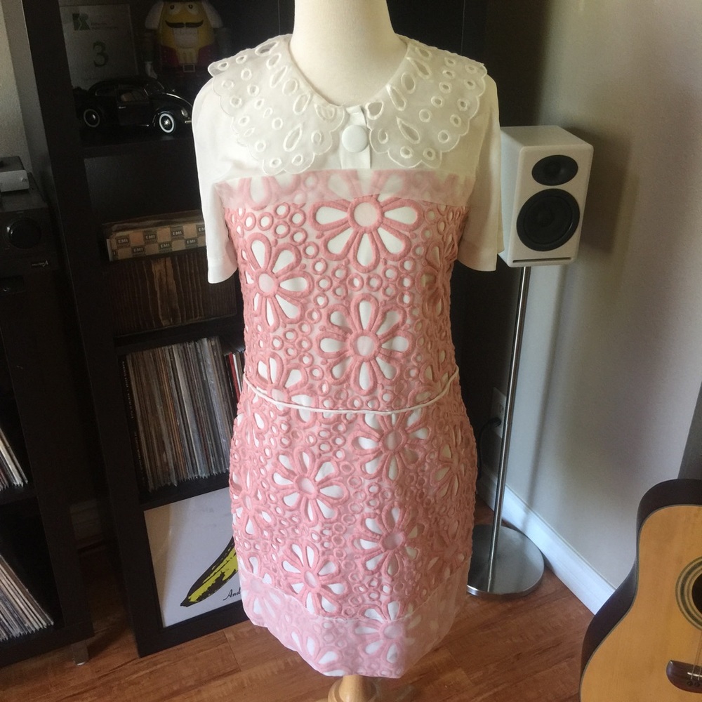Lace Overlay Dress