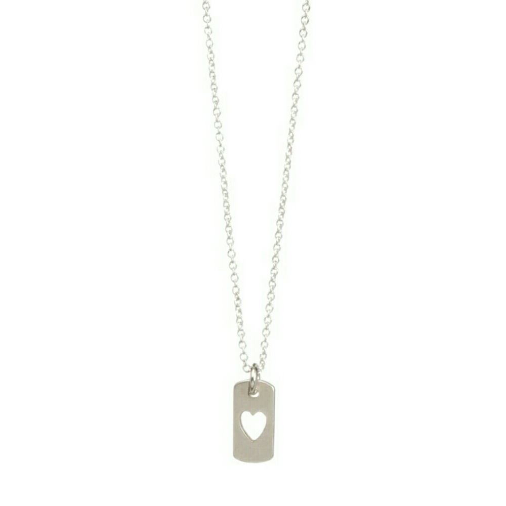3 Heart Tag Gold Dipped Bridesmaid Necklaces - Picture 8 of 10