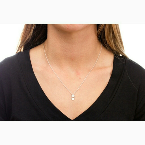 3 Heart Tag Gold Dipped Bridesmaid Necklaces - Picture 10 of 10