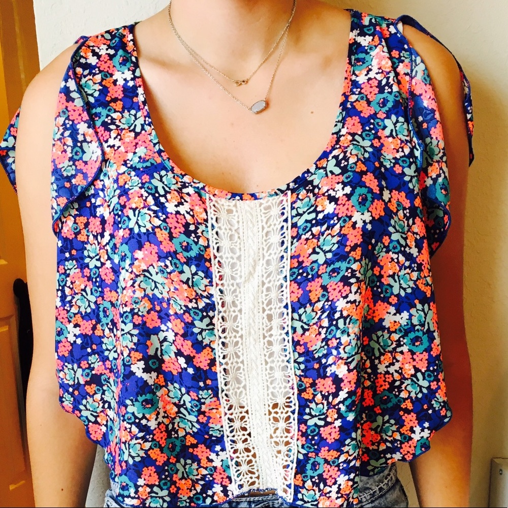 Neon blouse