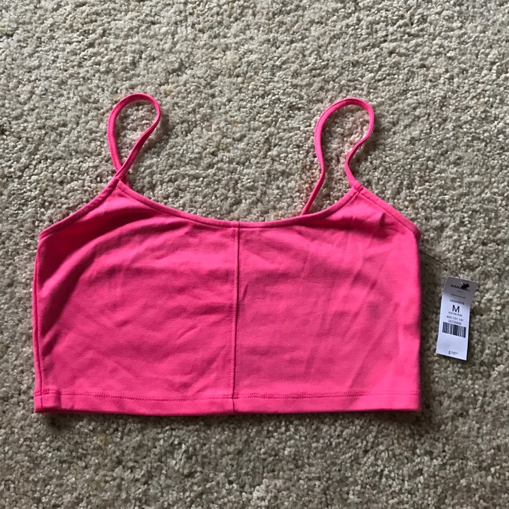 Pink crop top