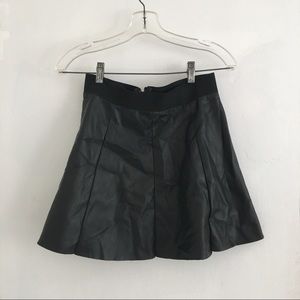 Forever 21 Leather Circle Skirt