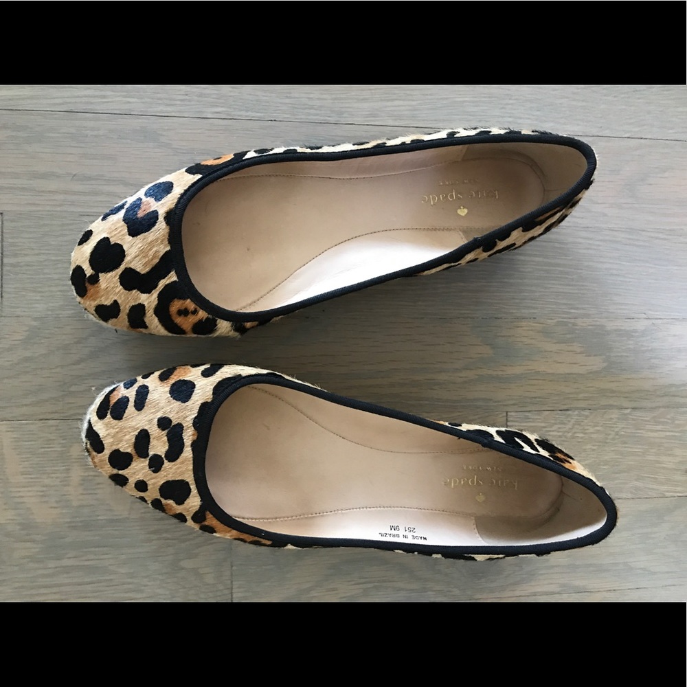 Kate Spade Leopard Calfhair Espadrilles