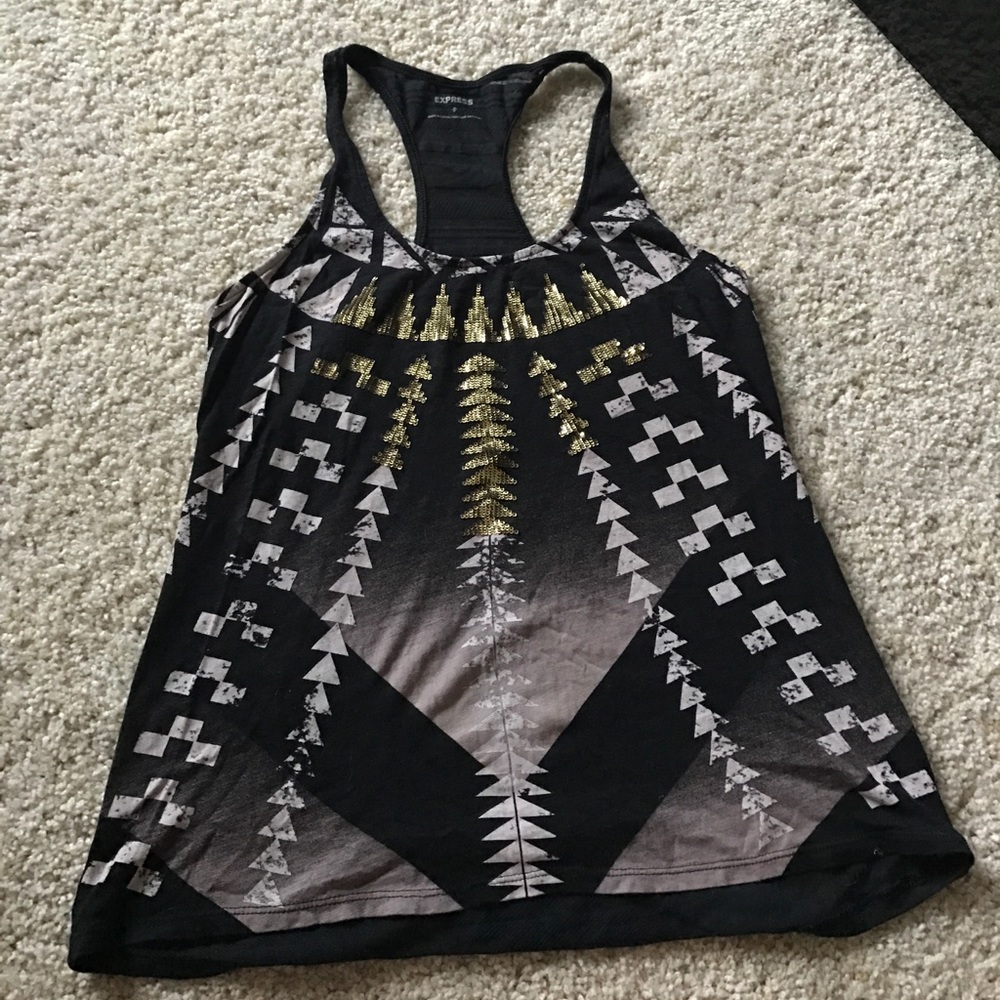 Express racer back top