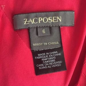 Zac Posen Dresses - Zac Posen Red Silk Floral Brocade Halter Dress Zac Posen Dresses - Zac Posen Red Silk Floral Brocade Halter Dress