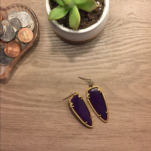 Kendra Scott Purple Earrings