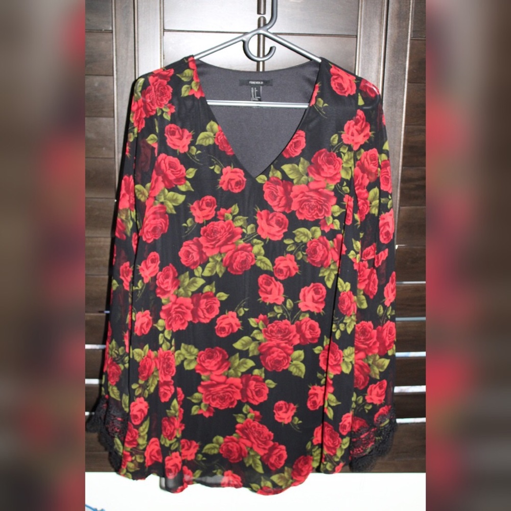 Black Floral Dress