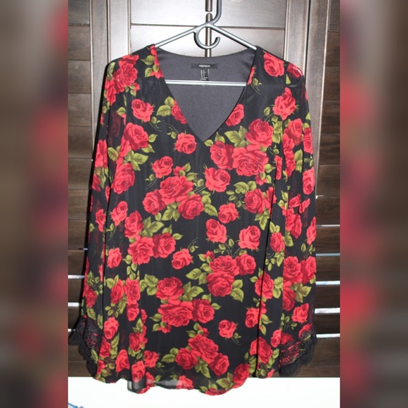 Black Floral Dress - Picture 1 of 1