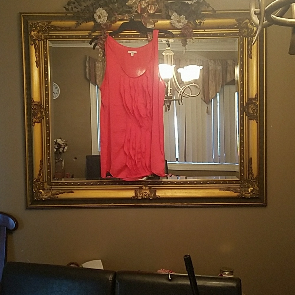 Sold. GAP SOFT SILKY RUFFLE TANK