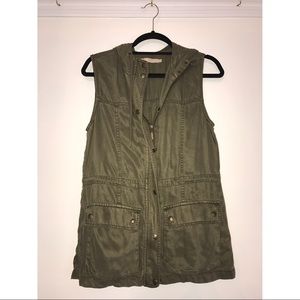 Army green utility vest