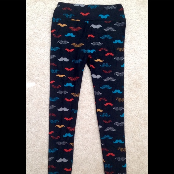 🦄Lularoe Mustache Leggings🦄 - Picture 4 of 4