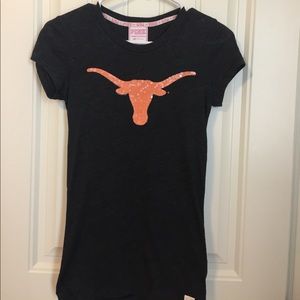 VS Pink Texas Longhorn Tee. Size XS