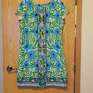 Lilly Pulitzer Layton dress Ikatty XL 12 14