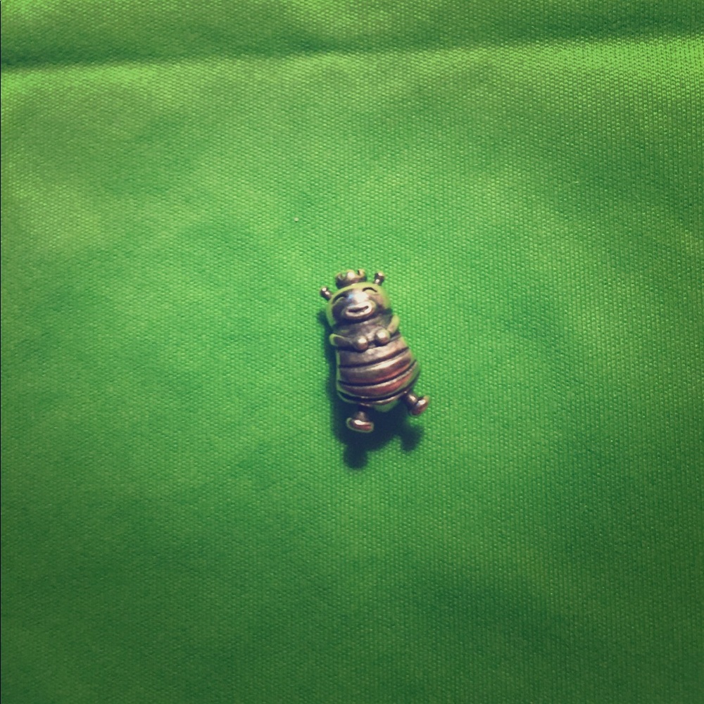 PANDORA 14K & Silver Queen Bee Charm
