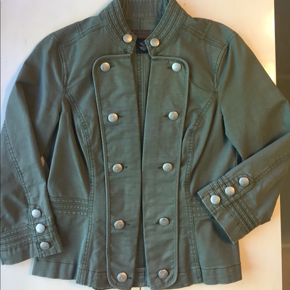 Calvin Klein Jeans Olive Military Jacket Size M