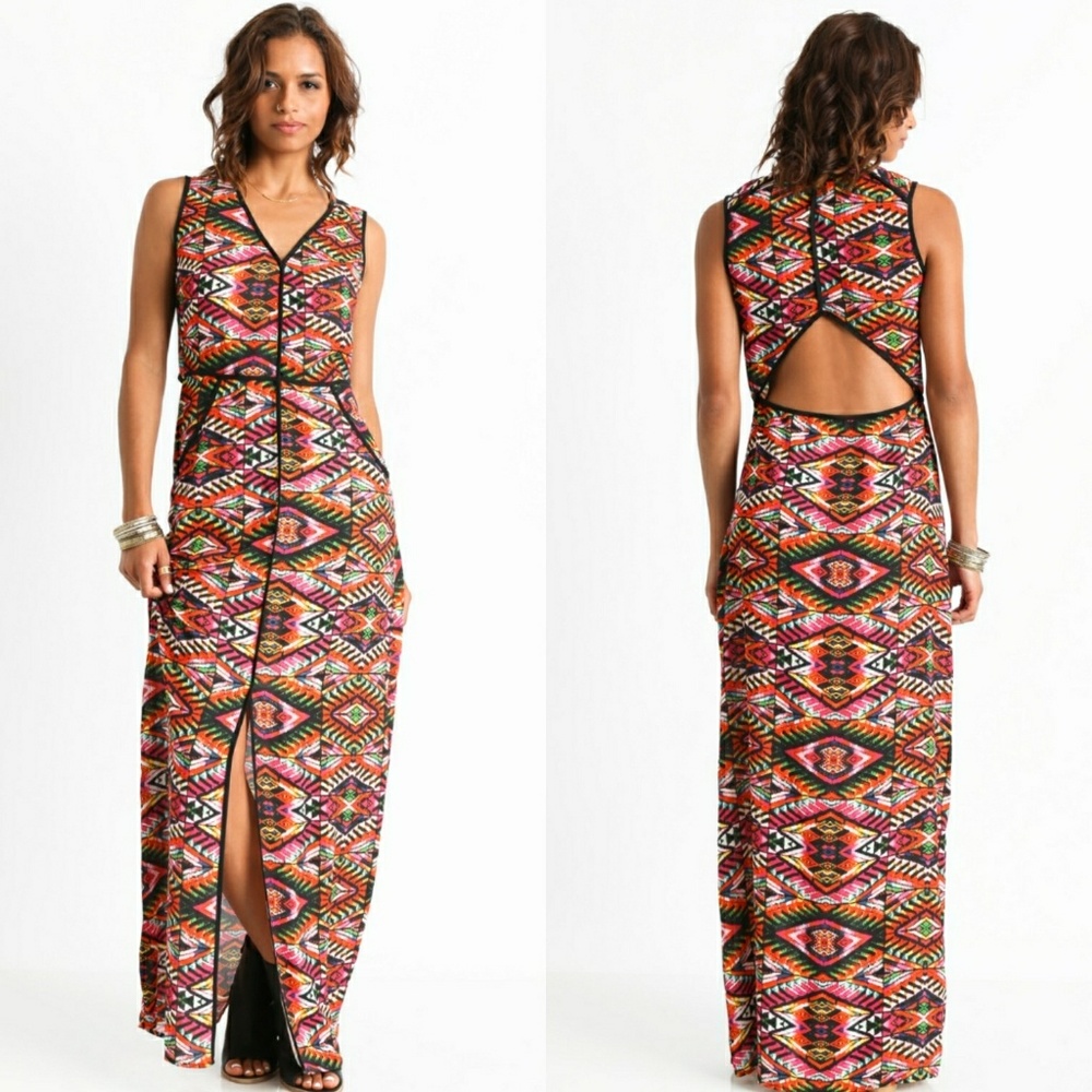 Sale 2 arrows krane maxi dress with back cutout