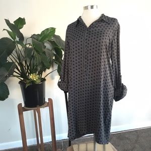 LOFT Grey polka dot tunic