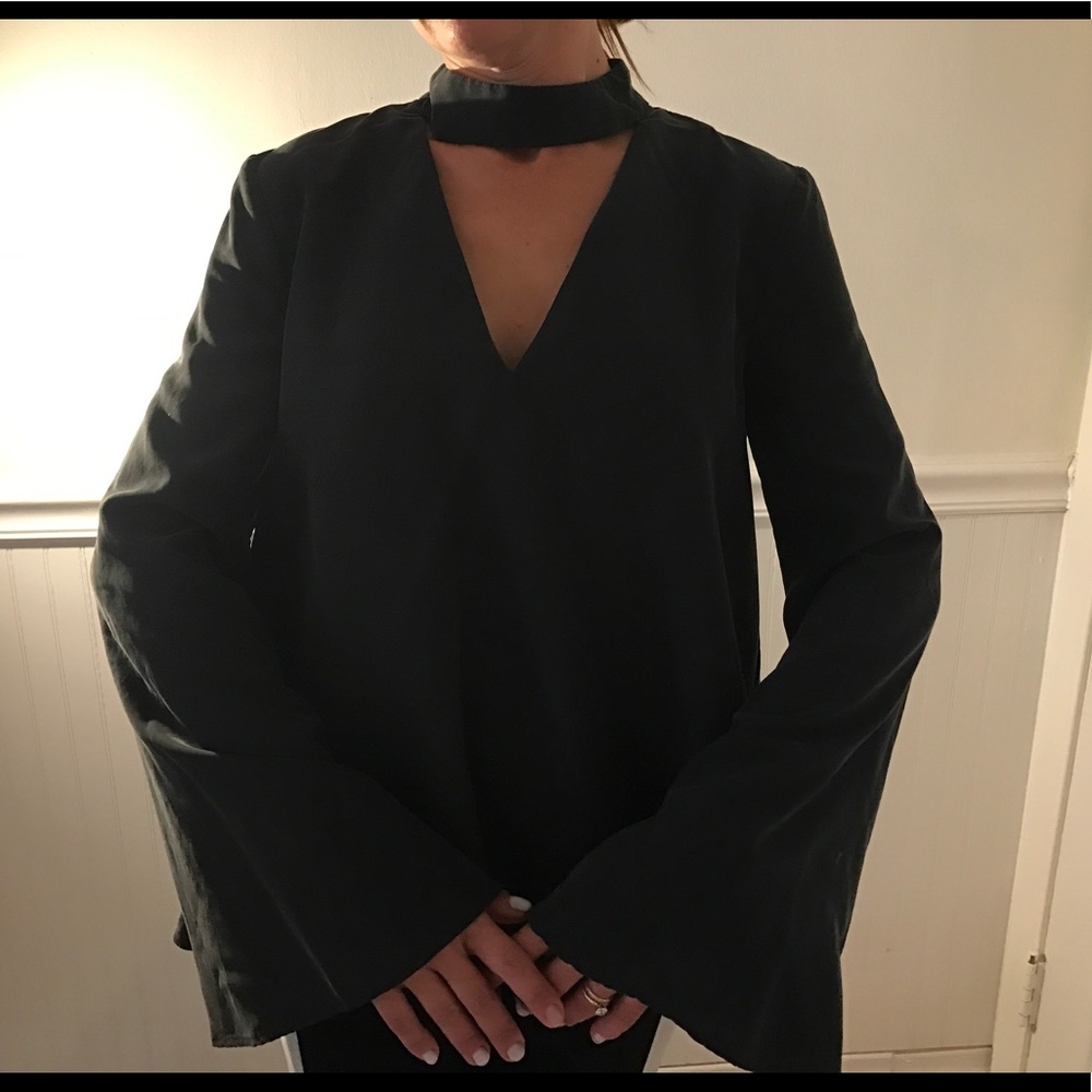 Black Choker Shirt
