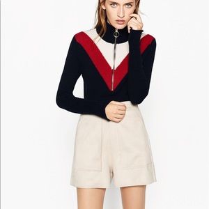 Zara Faux Suede Short