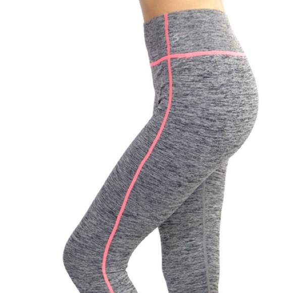 Heathered Lined Active Pants - Picture 3 of 7