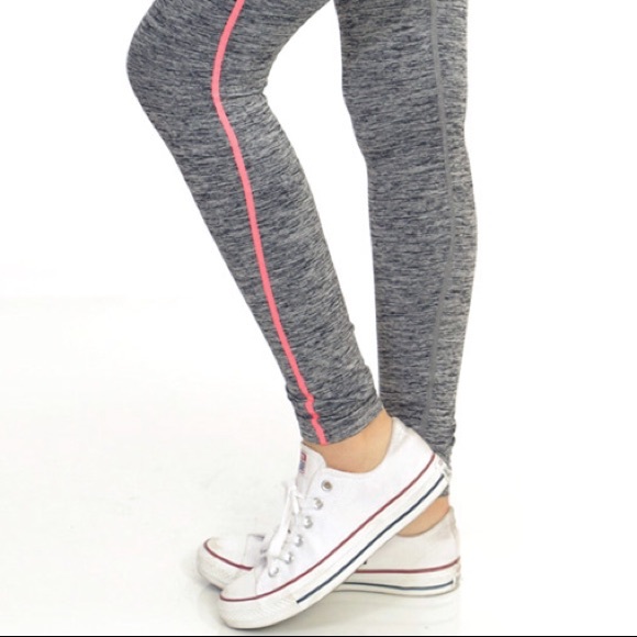 Heathered Lined Active Pants - Picture 4 of 7