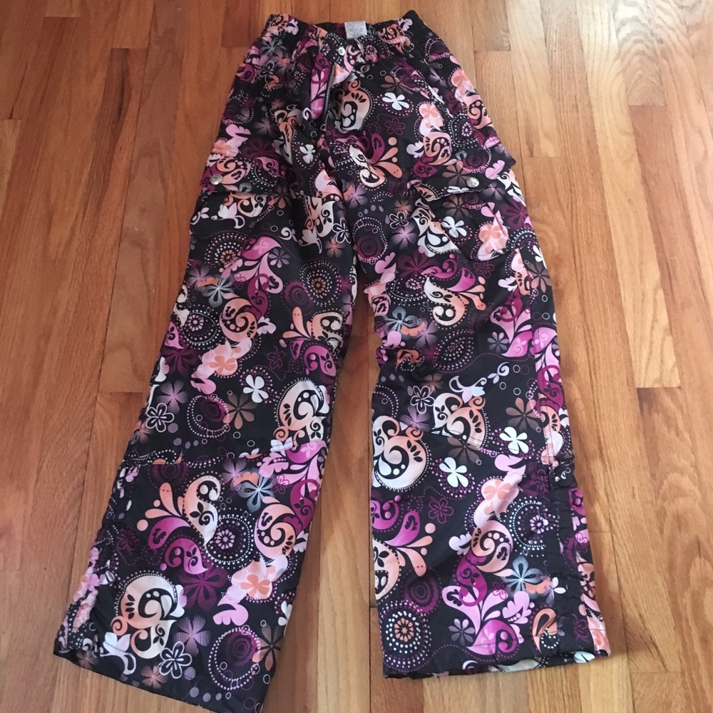 Printed ski pants
