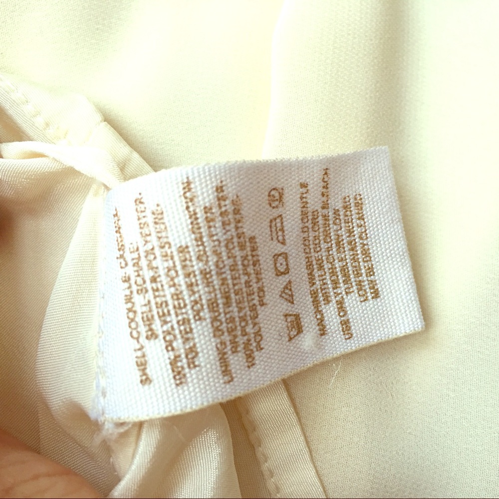Free People Cream blouse with white beads NWOT - Picture 7 of 7