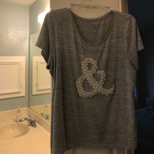 Lane bryant pearl detailing shirt