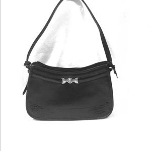 Black Leather Brighton Purse