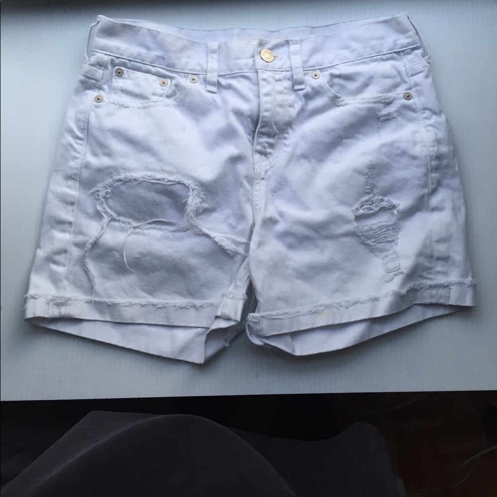 White Madewell Jean shorts