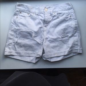 White Madewell Jean shorts