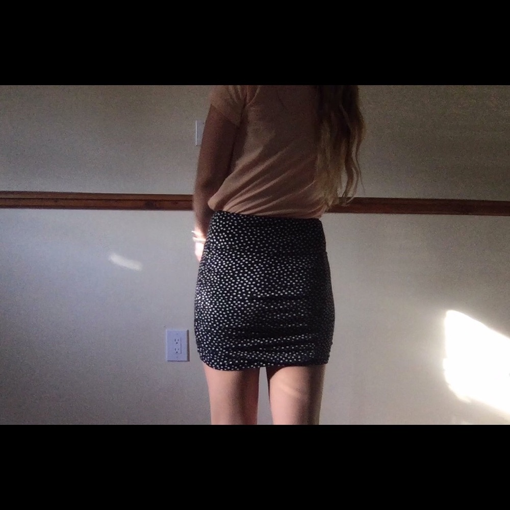 Polka dot skirt from free people