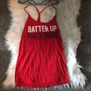 VS Pink Texas Rangers Halter Top XS